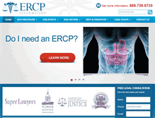 Tablet Screenshot of ercpmalpractice.com
